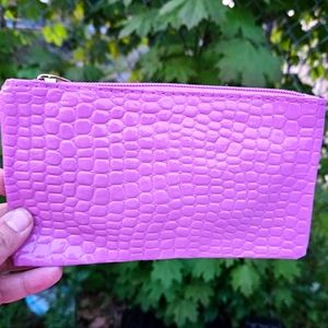 Lilac Crocodile Wristlet - NWOT